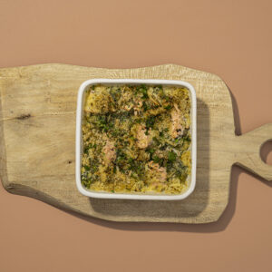 Salmon and Broccoli Mornay