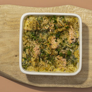 Salmon and Broccoli Mornay