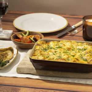 Roasted Red Pepper and Lentil Lasagne